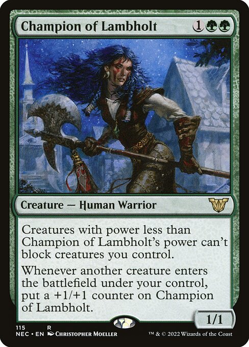 Champion of Lambholt (Neon Dynasty Commander #115)
