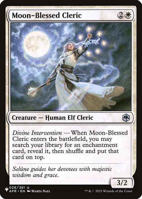 Moon-Blessed Cleric (The List #AFR-26)