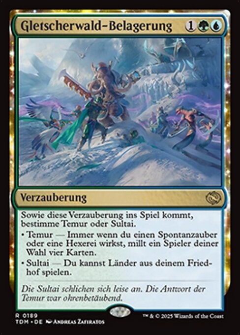 Gletscherwald-Belagerung