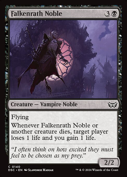 Falkenrath Noble (Duskmourn: House of Horror Commander)