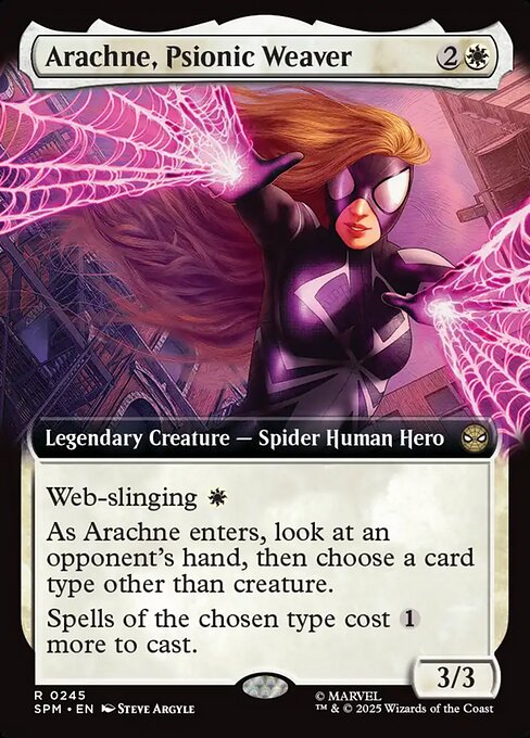 Arachne, Psionic Weaver magic the gathering card art