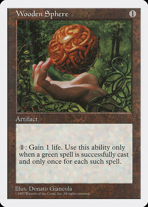 Wooden Sphere card image