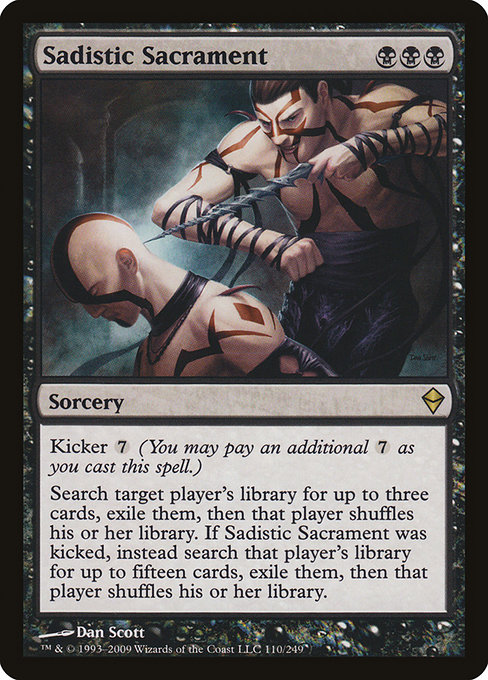 Sadistic Sacrament (Zendikar #110)