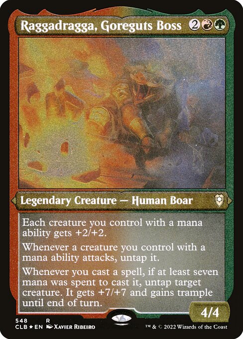 Raggadragga, Goreguts Boss card image