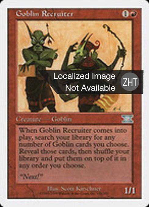 Goblin Recruiter (Classic Sixth Edition #186)