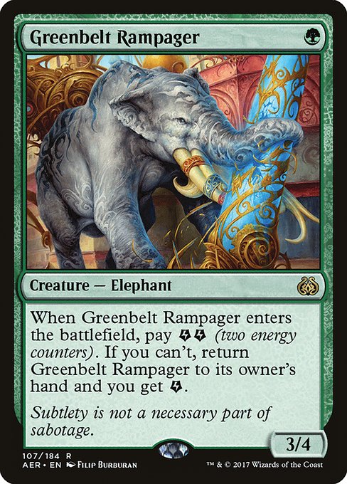 Greenbelt Rampager (Aether Revolt #107)