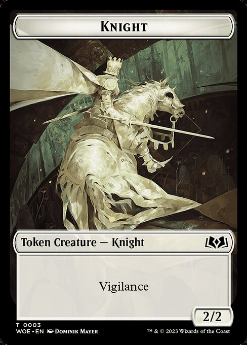 Knight (Wilds of Eldraine Tokens #3)