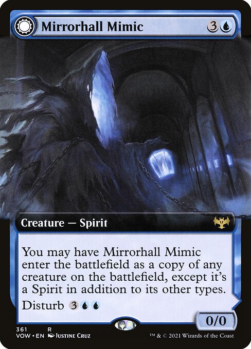 Mirrorhall Mimic // Ghastly Mimicry card image
