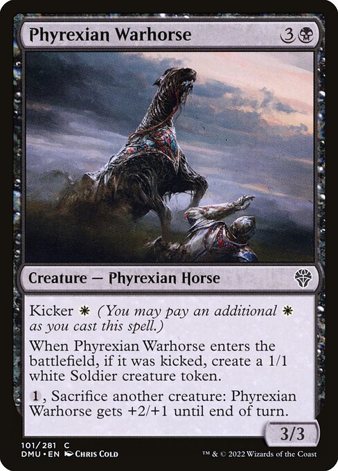 Destrier phyrexian|Phyrexian Warhorse