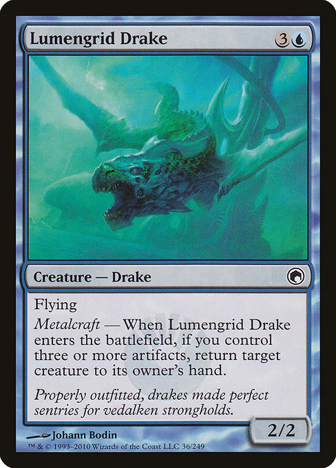 Lumengrid Drake (Scars of Mirrodin #36)