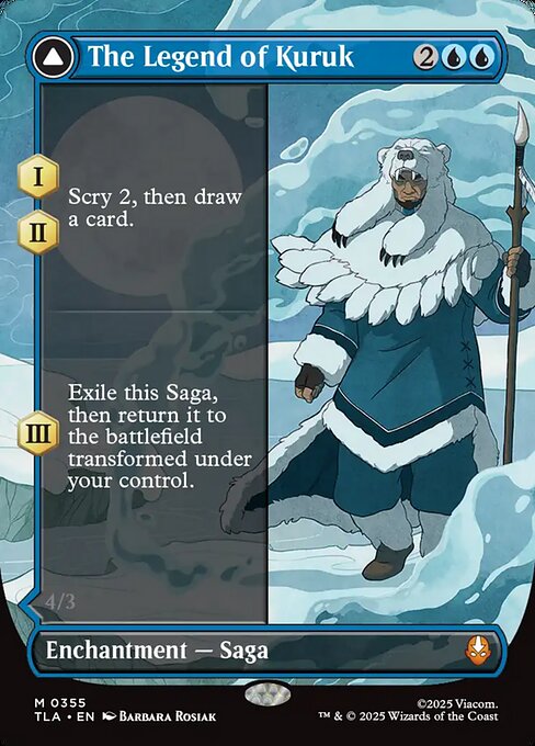 The Legend of Kuruk // Avatar Kuruk magic the gathering card art