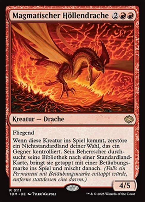 Magmatischer Höllendrache