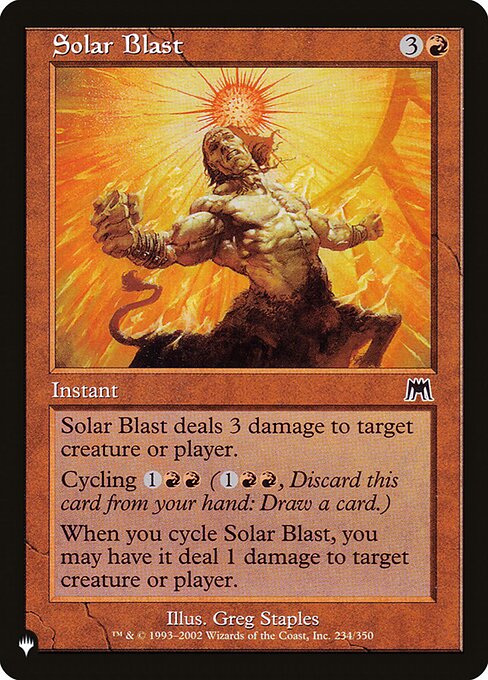 Déflagration solaire|Solar Blast