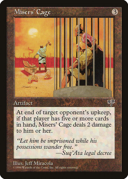 Misers' Cage card image