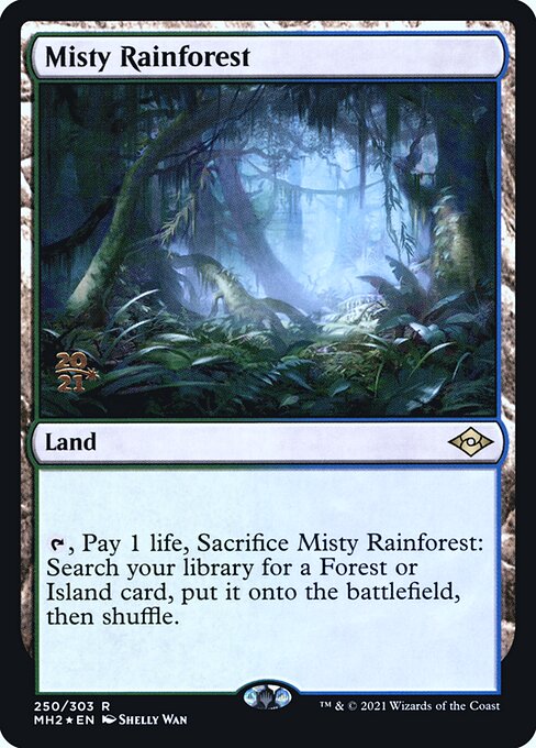 Misty Rainforest (Modern Horizons 2 Promos #250s)