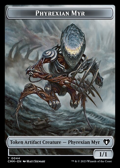 Phyrexian Myr (Commander Masters Tokens #44)