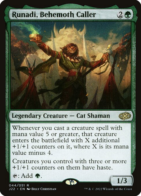 Runadi, Behemoth Caller (j22) 44