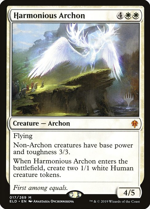 Harmonious Archon (Throne of Eldraine Promos #17p)