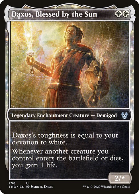 Daxos, Blessed by the Sun (Theros Beyond Death #258)