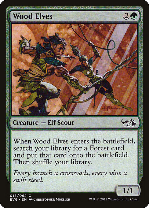 Wood Elves (Duel Decks Anthology: Elves vs. Goblins #18)