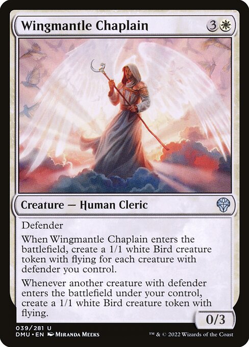 Wingmantle Chaplain (Dominaria United #39)