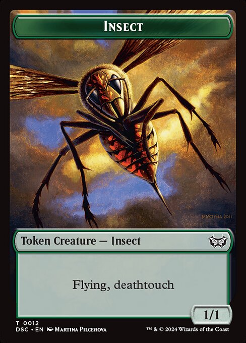 Insect (Duskmourn Commander Tokens #12)