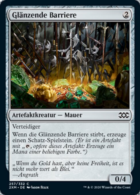 Gleaming Barrier (Double Masters #257)