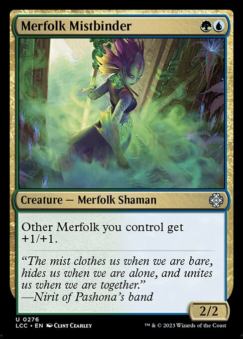 Merfolk Mistbinder (The Lost Caverns of Ixalan Commander #276)