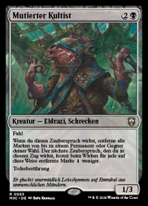 Mutated Cultist (Modern Horizons 3 Commander #53)