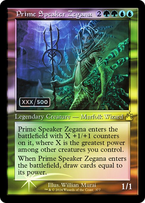 Prime Speaker Zegana (Ravnica Remastered #377z)