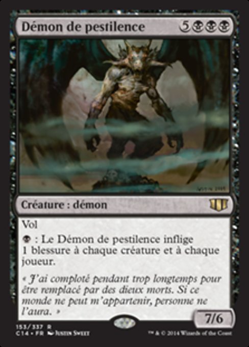Pestilence Demon (Commander 2014 #153)