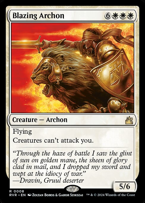 Blazing Archon (Ravnica Remastered #8)