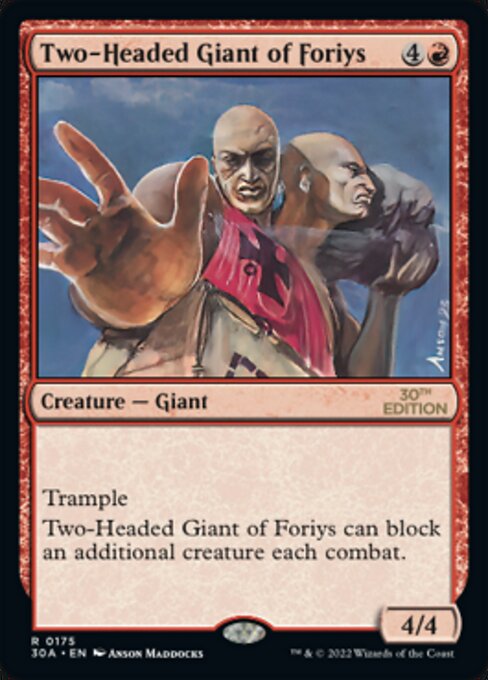 Two-Headed Giant of Foriys (30th Anniversary Edition #175)