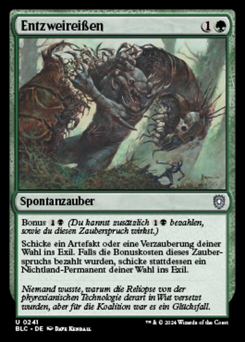 Tear Asunder (Bloomburrow Commander #241)