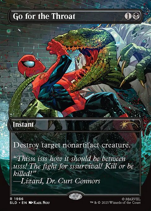Go for the Throat magic the gathering card art