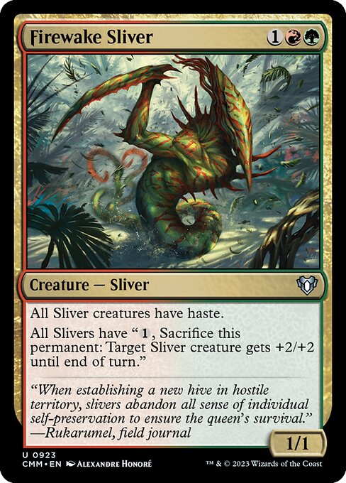 Firewake Sliver (Commander Masters #923)