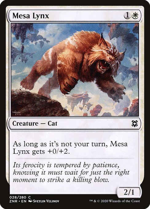Mesa Lynx (Zendikar Rising #28)