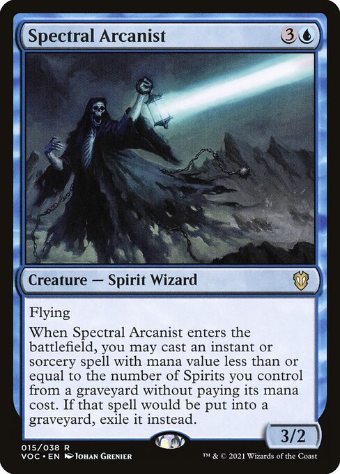 Spectral Arcanist (voc) 15