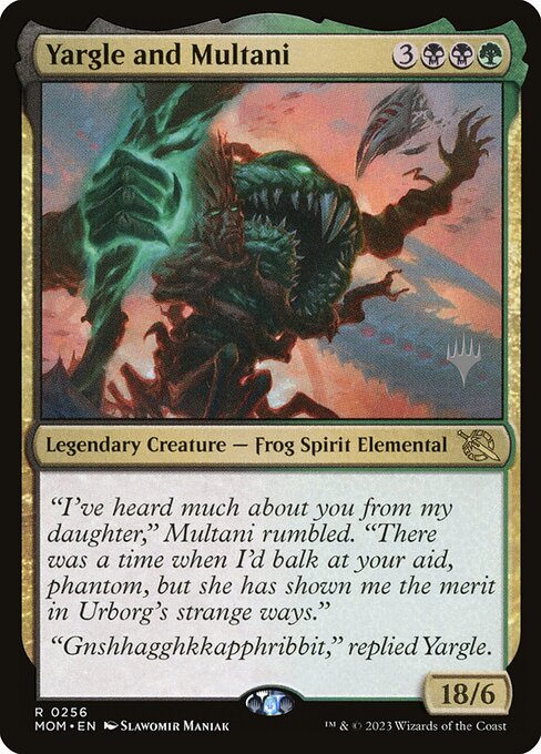 Yargle and Multani (March of the Machine Promos #256p)