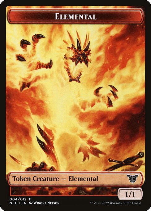 Elemental (Neon Dynasty Commander Tokens #4)