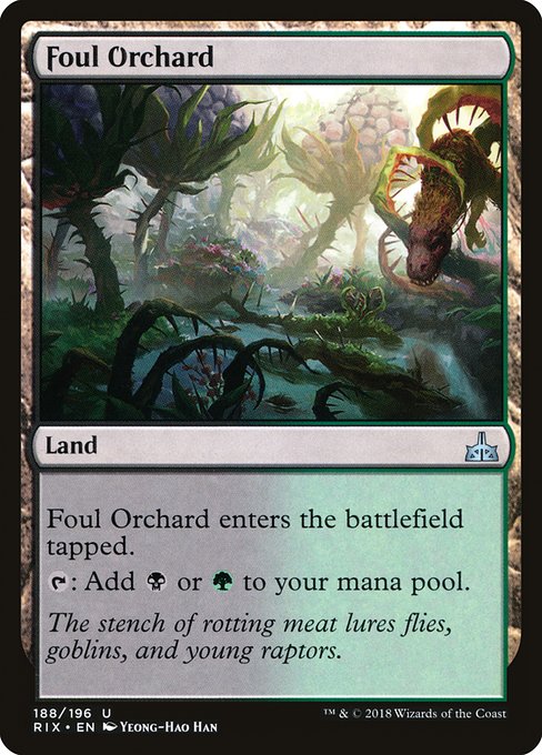 Foul Orchard (Rivals of Ixalan #188)