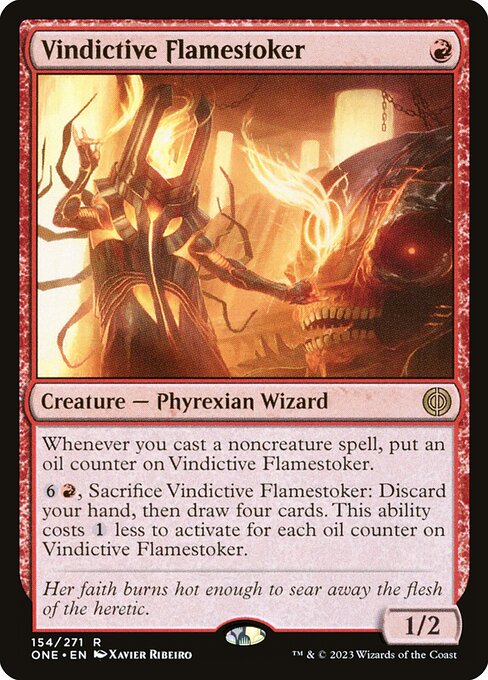 Vindictive Flamestoker (Phyrexia: All Will Be One #154)