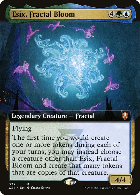 Esix, Fractal Bloom (Commander 2021 #337)