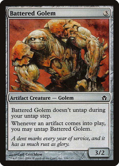 Battered Golem (5dn) 106