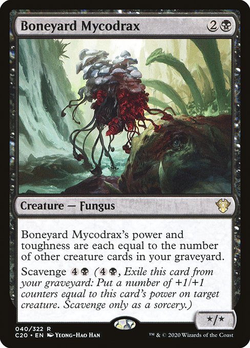 Boneyard Mycodrax (Commander 2020 #40)