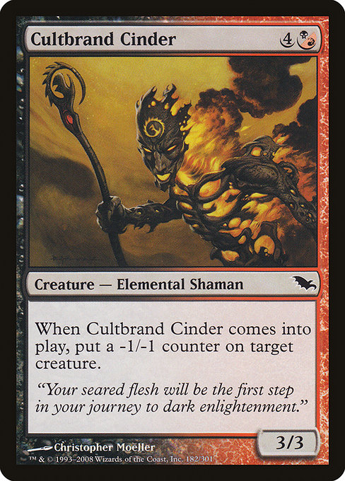 Cultbrand Cinder (Shadowmoor #182)