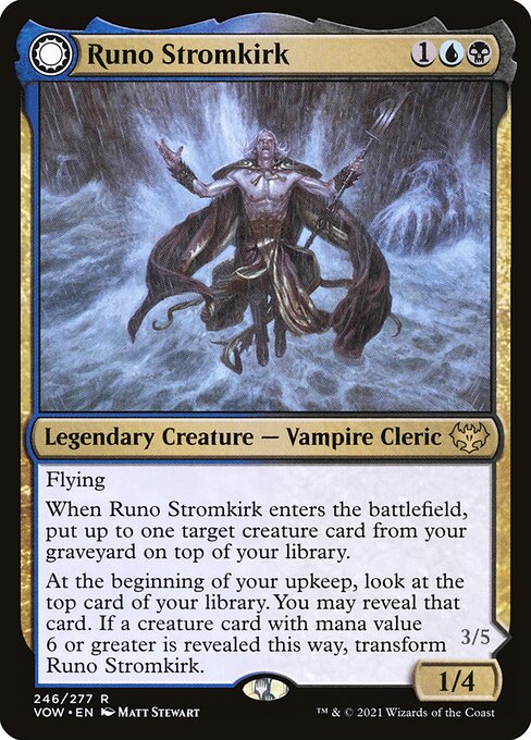 Runo Stromkirk // Krothuss, Lord of the Deep (Innistrad: Crimson Vow #246)