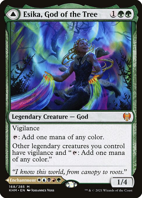 Esika, God of the Tree // The Prismatic Bridge card image