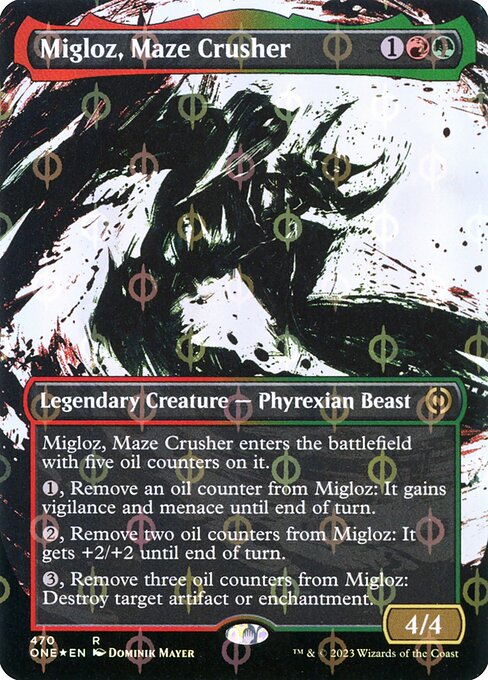 Migloz, Maze Crusher (Phyrexia: All Will Be One #470)