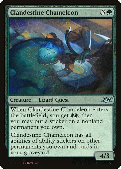 Clandestine Chameleon (Unfinity #420)